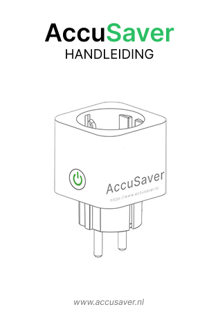 Voorblad AccuSaver handleiding