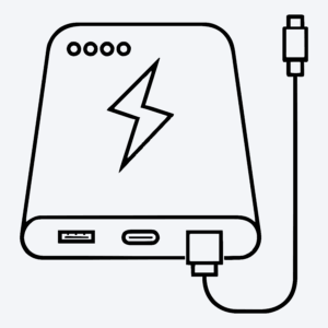 Powerbank, veilig opladen met AccuSaver