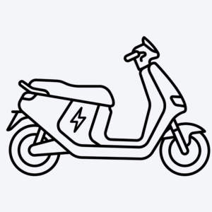 Scooter met accu, veilig opladen met AccuSaver