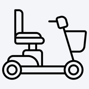 Scootmobiel met accu, veilig opladen met AccuSaver